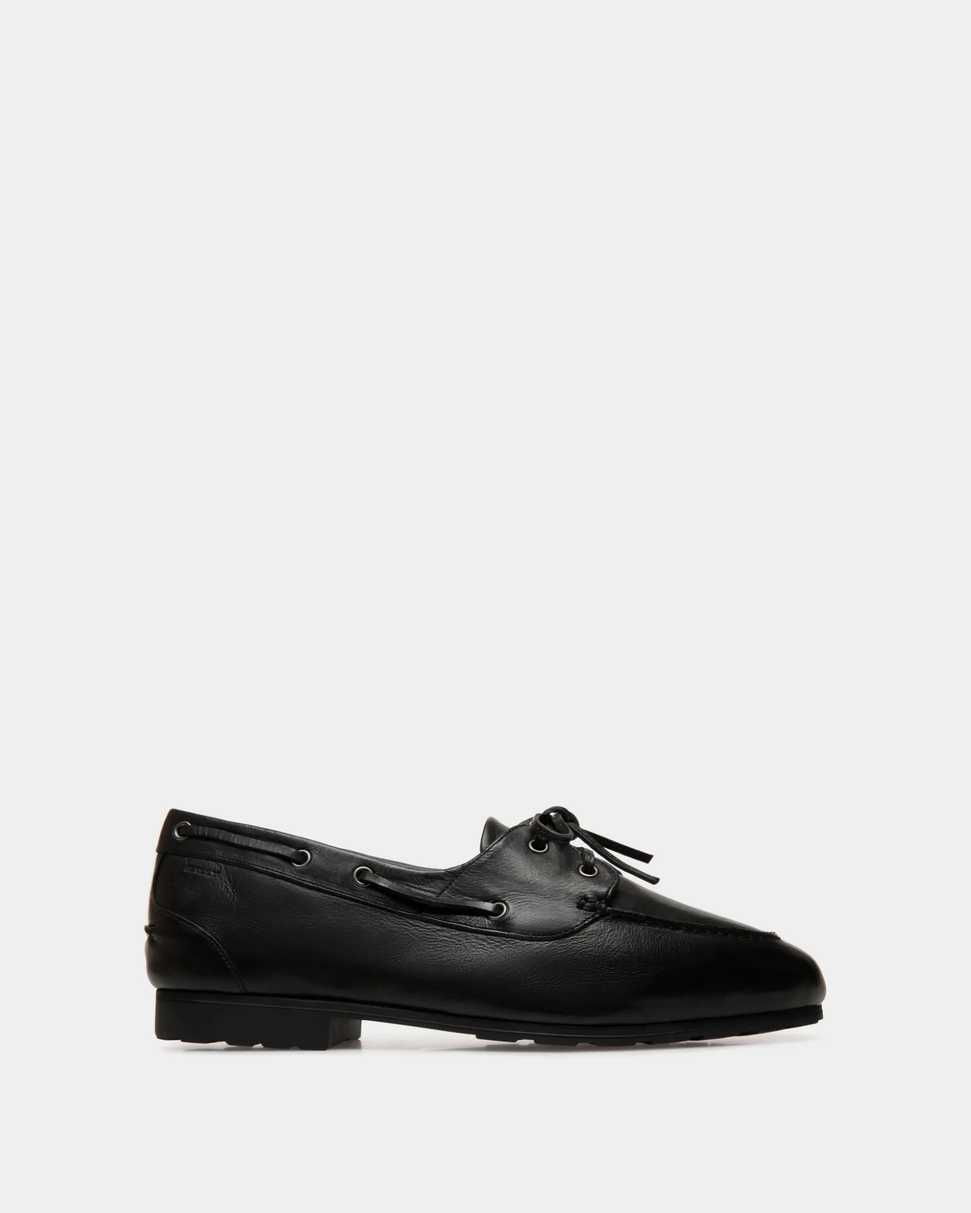 Loafer Plume Aus Leder In Schwarz