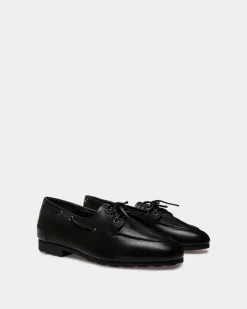 Loafer Plume Aus Leder In Schwarz