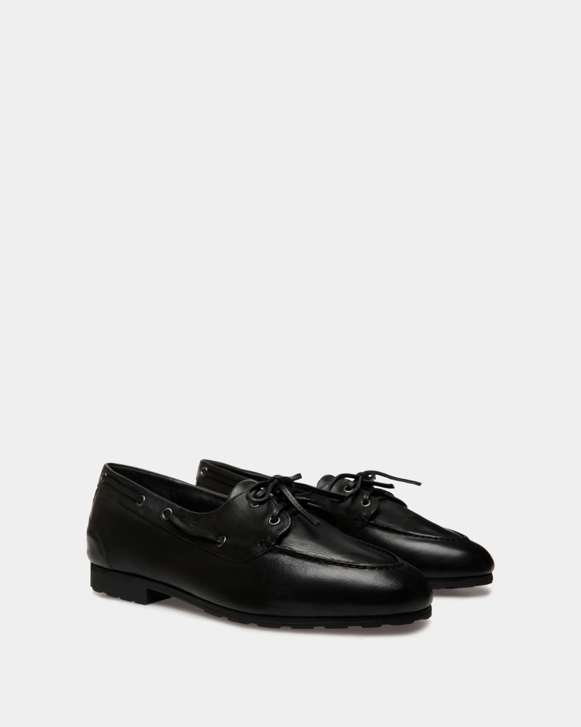 Loafer Plume Aus Leder In Schwarz