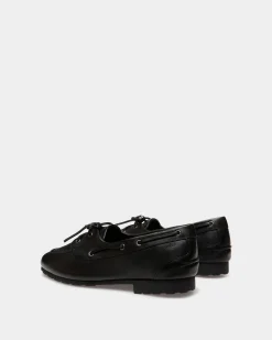 Loafer Plume Aus Leder In Schwarz