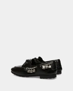 Loafer Plume Aus Leder In Schwarz