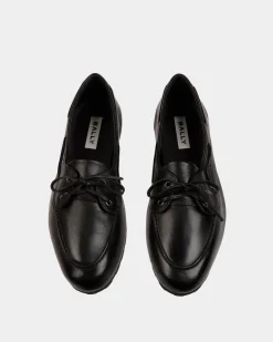 Loafer Plume Aus Leder In Schwarz