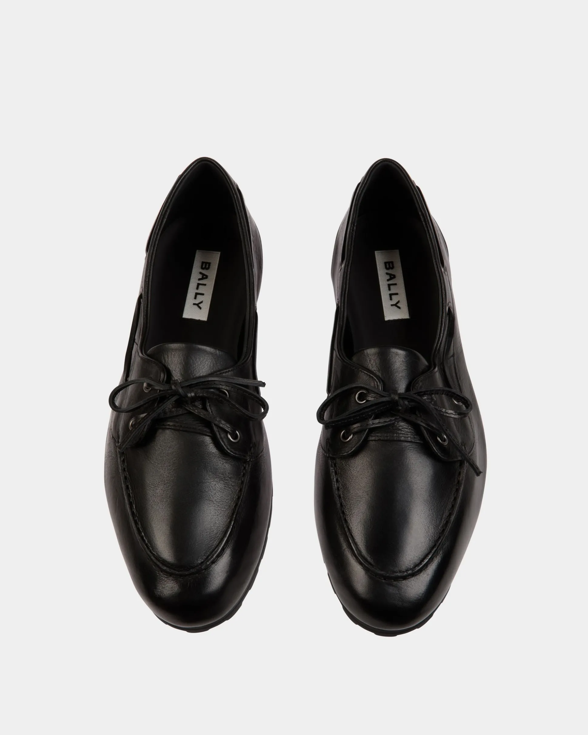Loafer Plume Aus Leder In Schwarz