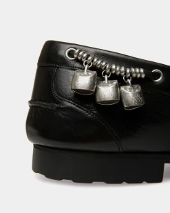 Loafer Plume Aus Leder In Schwarz