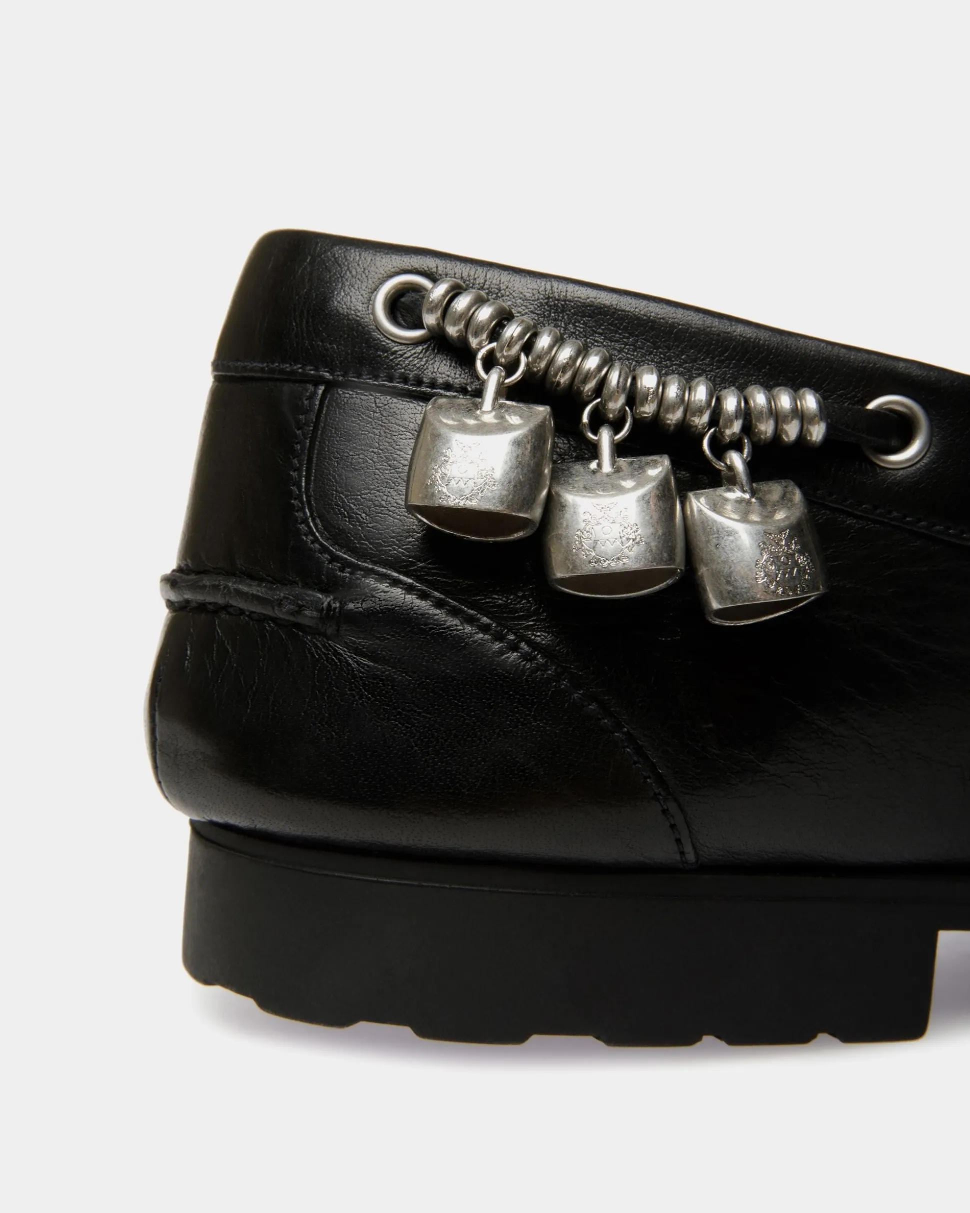 Loafer Plume Aus Leder In Schwarz