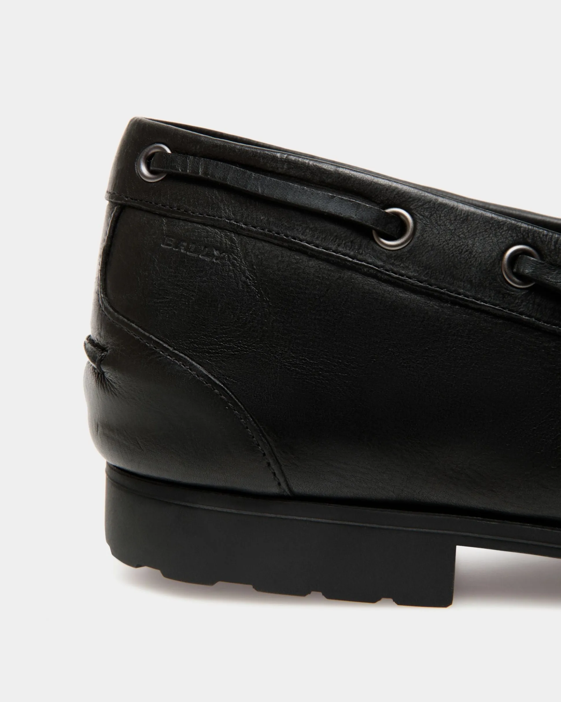 Loafer Plume Aus Leder In Schwarz