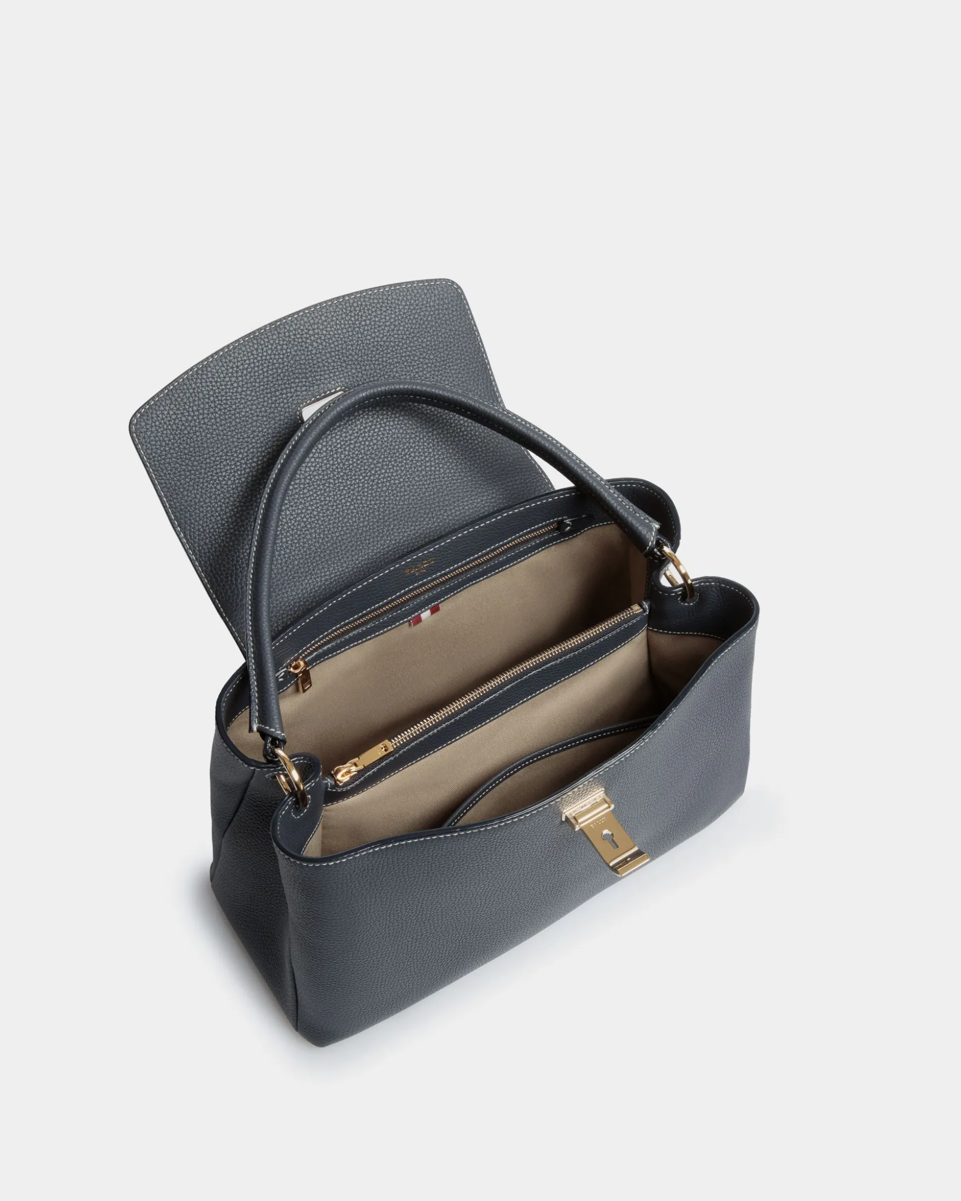 Lock Me Henkeltasche Aus Leder