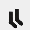 Logo-Socken Aus tintenblauem Baumwollgemisch