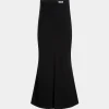 Long Skirt In Black Wool Blend