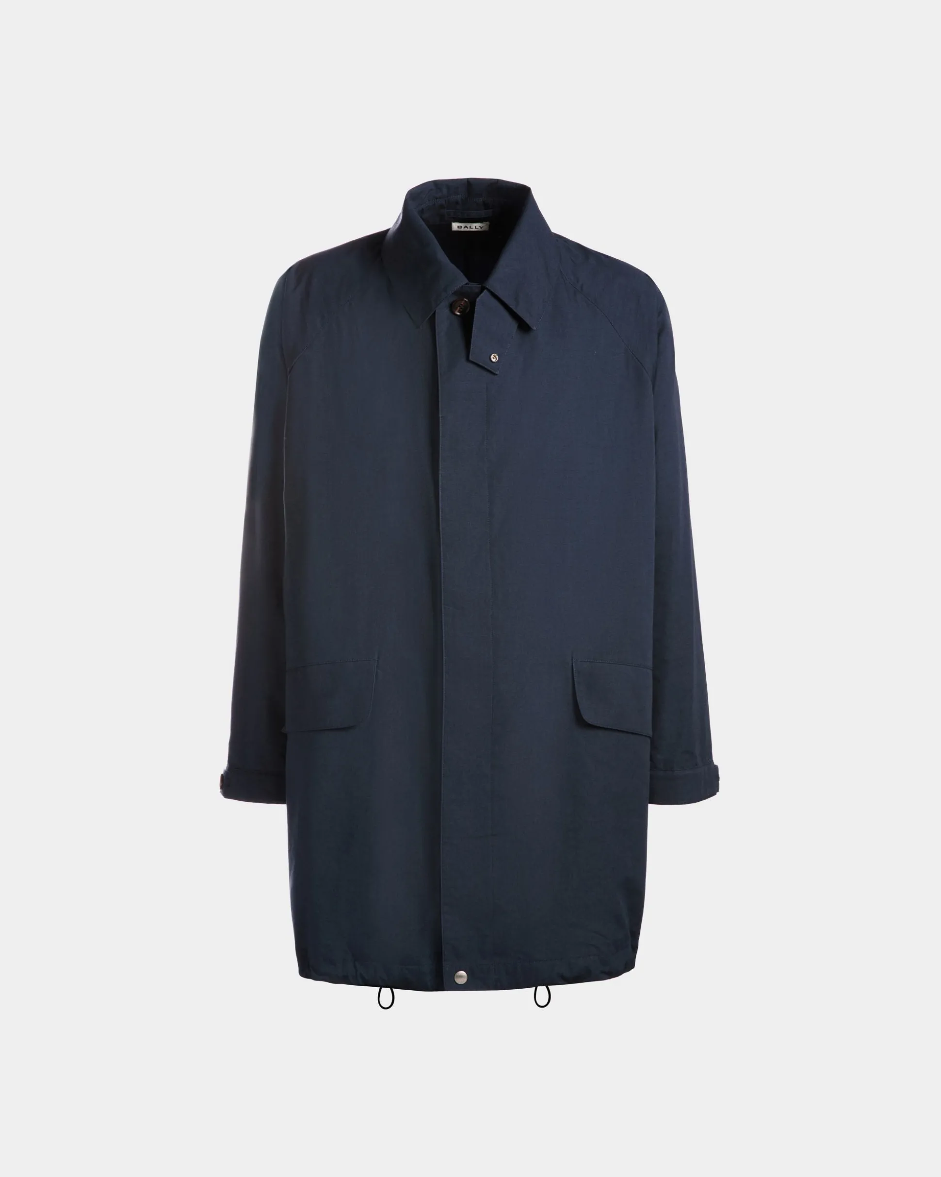 Mantel Aus Nylon In Navy Blue
