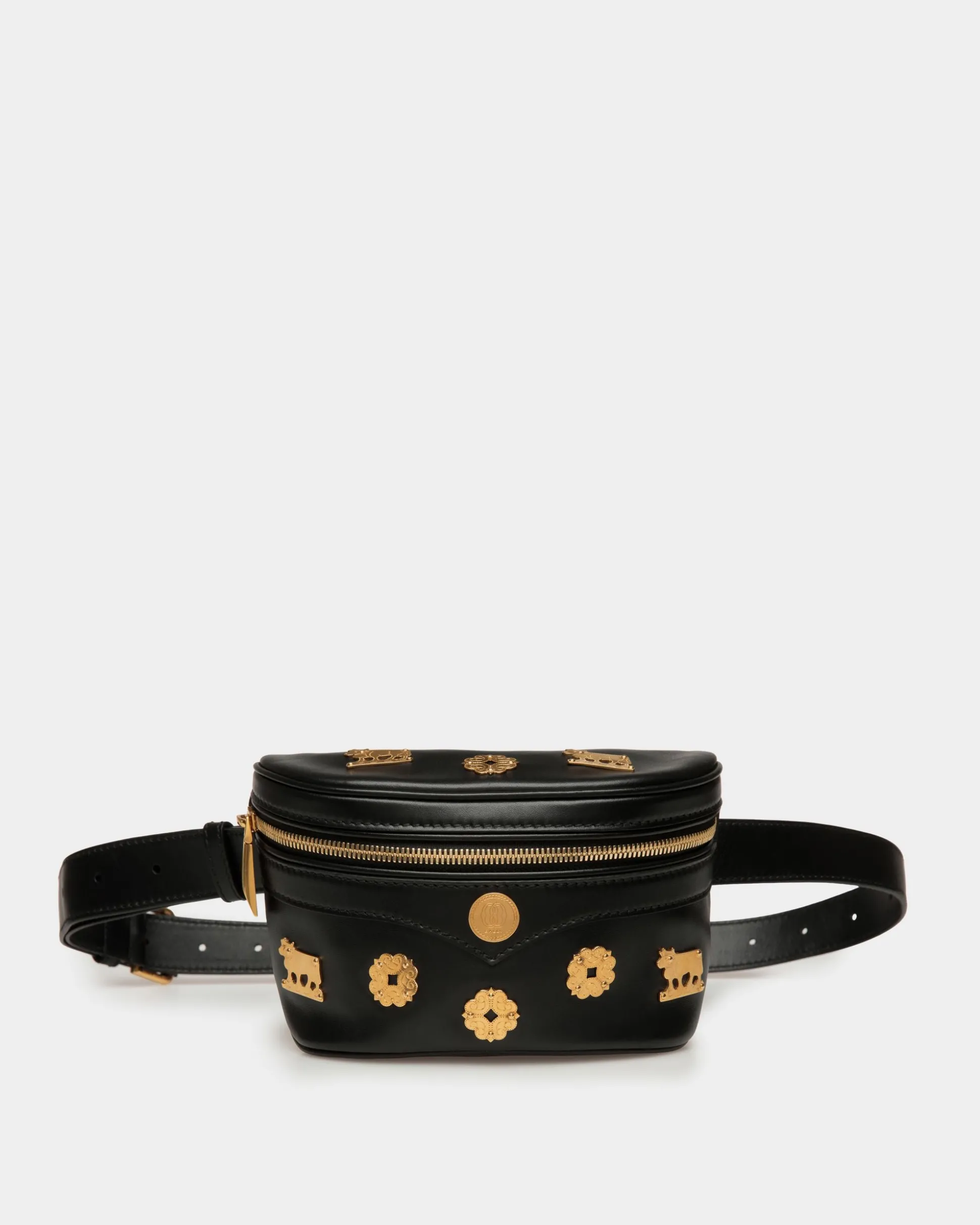 Mountain Gürteltasche Aus Schwarzem Leder