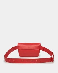 Mountain Gürteltasche Aus Rotem Leder