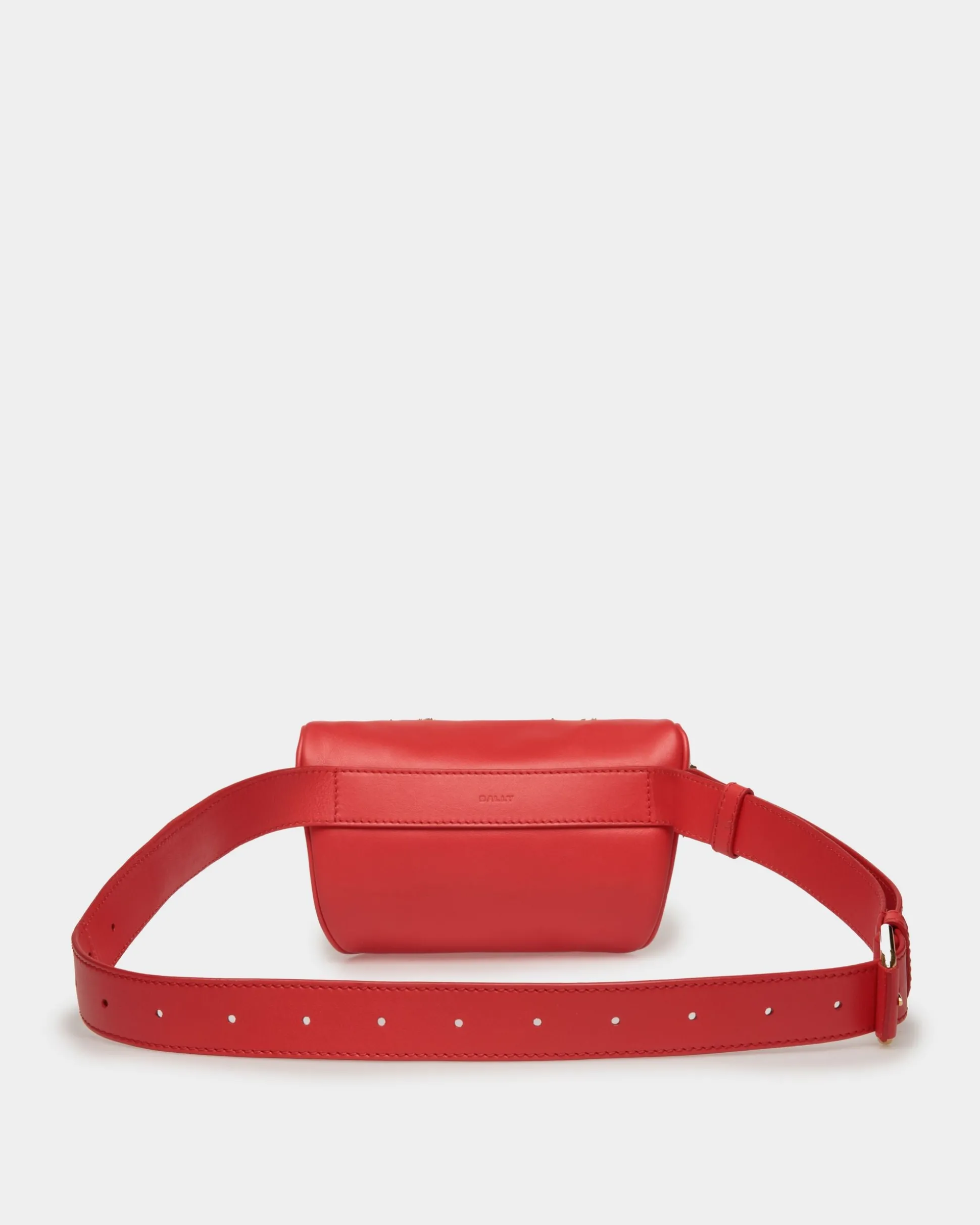 Mountain Gürteltasche Aus Rotem Leder