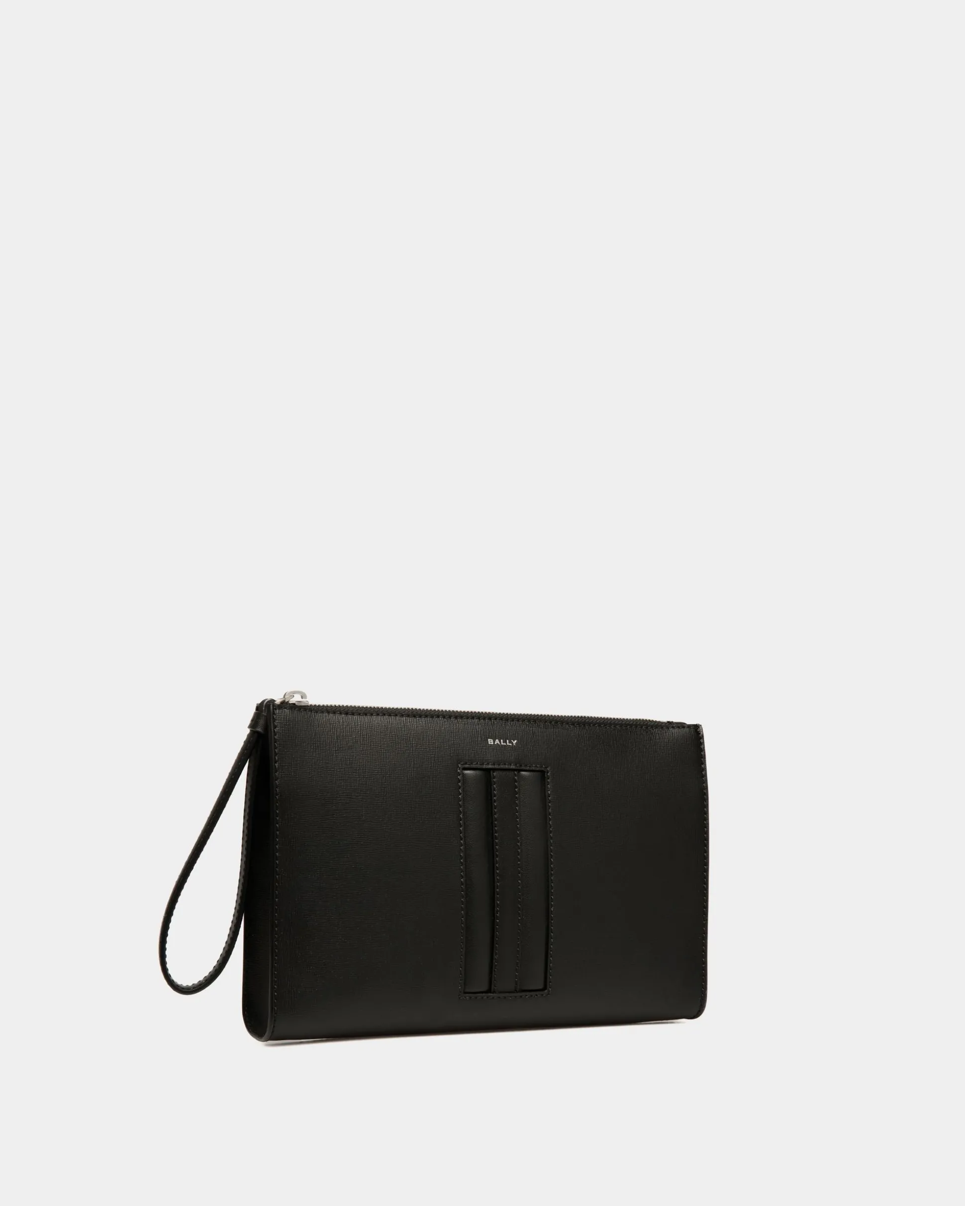 Mythos Pochette Aus Recyceltem Leder In Schwarz