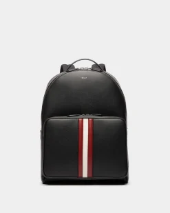 Mythos Rucksack Aus Recyceltem Leder In Schwarz