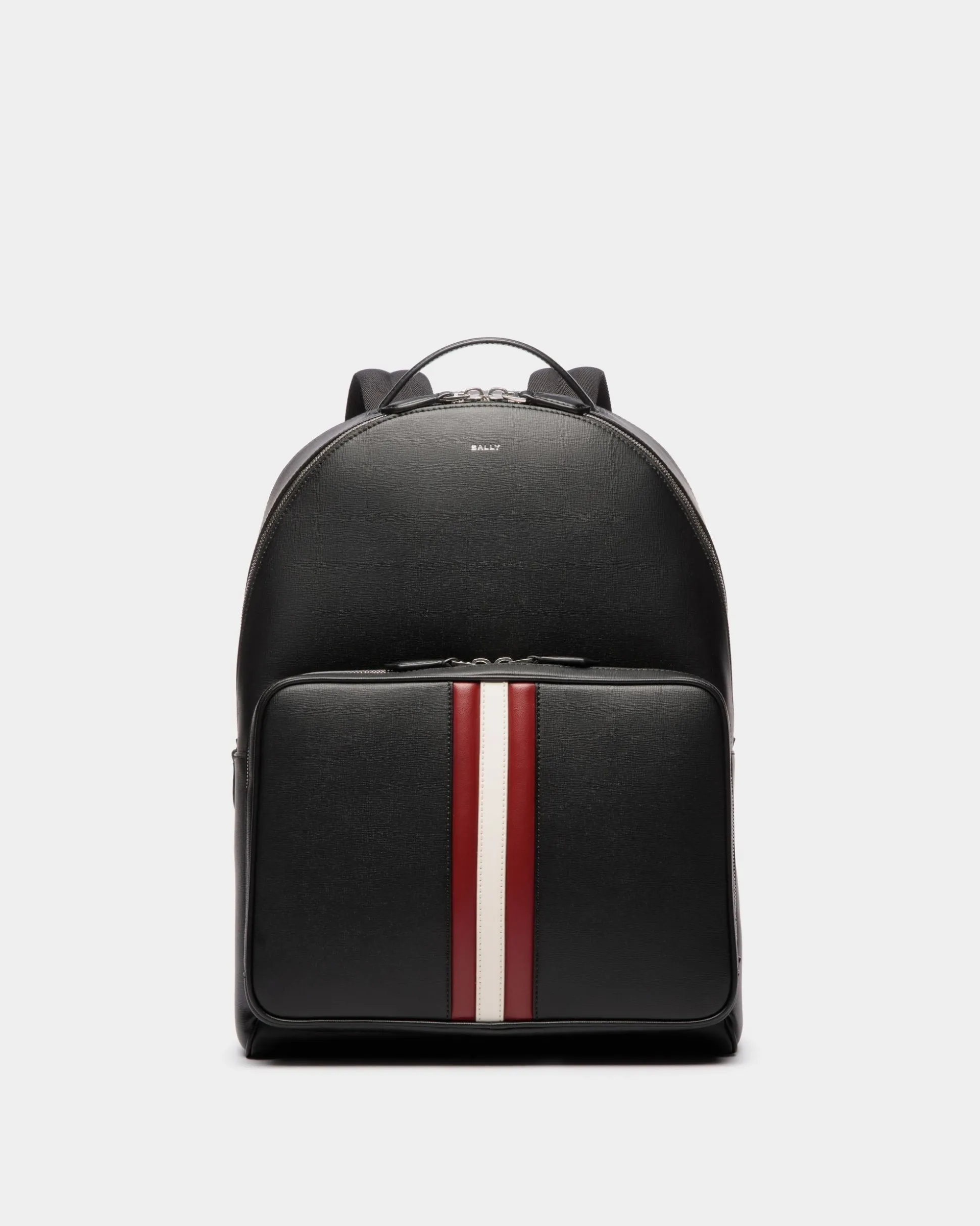 Mythos Rucksack Aus Recyceltem Leder In Schwarz