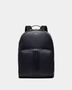 Mythos Rucksack Aus Recyceltem Leder In Navy Blue