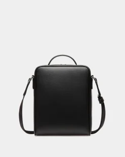 Mythos Umhängetasche Aus Recyceltem Leder In Schwarz