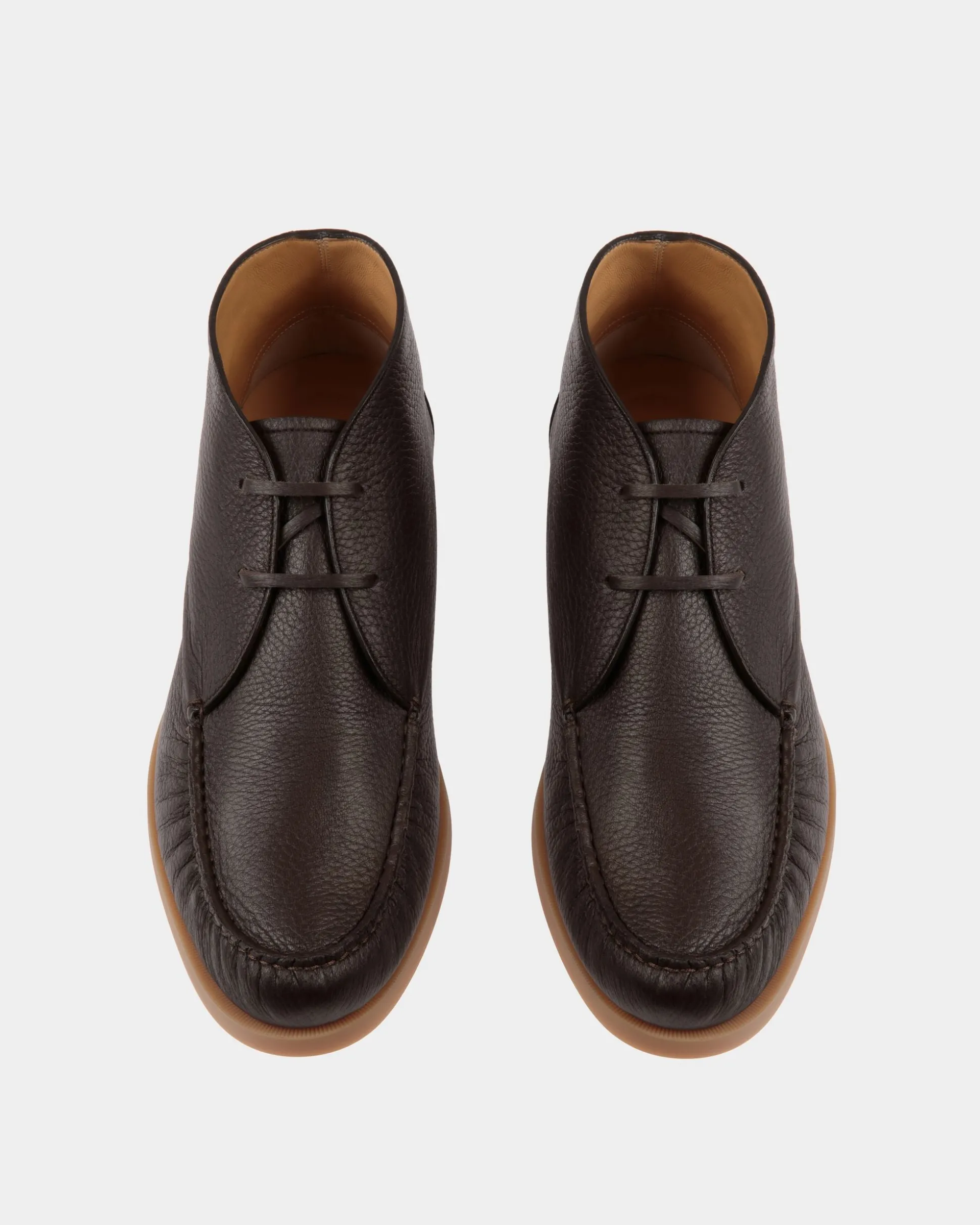 Nelson Bootie Aus Hirschleder In Ebenholzschwarz