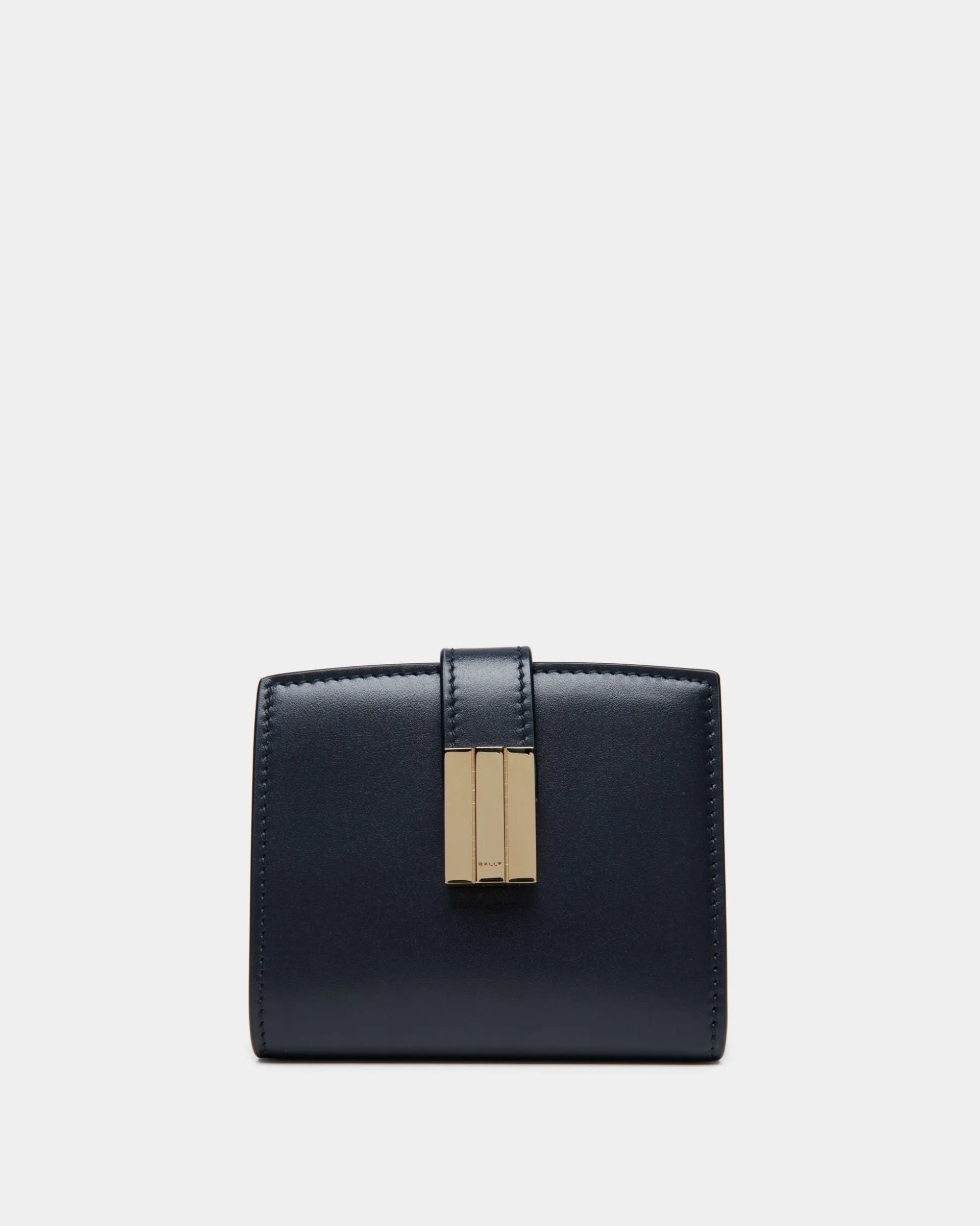 Ollam Geldbörse Aus Leder In Navy Blue