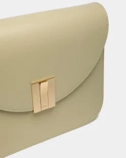 Ollam Umhängetasche Aus Leder In Light Green
