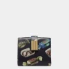 Ollam-Geldbörse Aus Leder Mit Choco-Candy-Print
