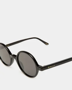 Otto Sonnenbrille Aus Schwarzem Acetat