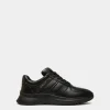 Outline Sneaker Aus Leder In Schwarz