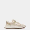 Outline Sneaker Aus Leder In Elfenbein Und Champagne