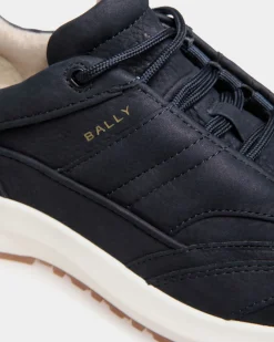 Outline Sneaker Aus Nubukleder In Navy Blue