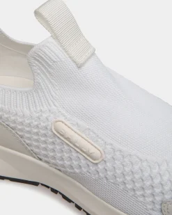 Outline Sneaker Aus Strickgewebe In Weiß