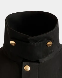 Parka Aus Schwarzem Nylon