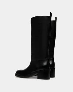 Peggy Stiefel Aus Leder In Schwarz