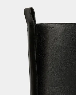 Peggy Stiefel Aus Leder In Schwarz
