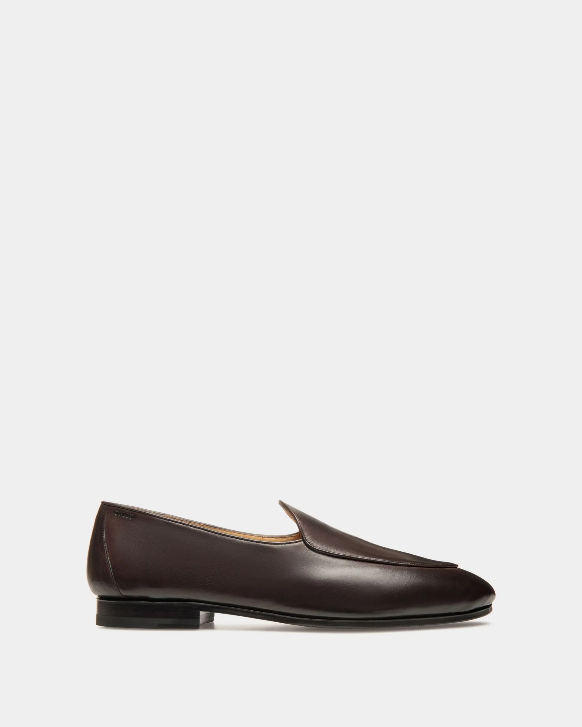 Plume Loafer Aus Leder In Ebenholz