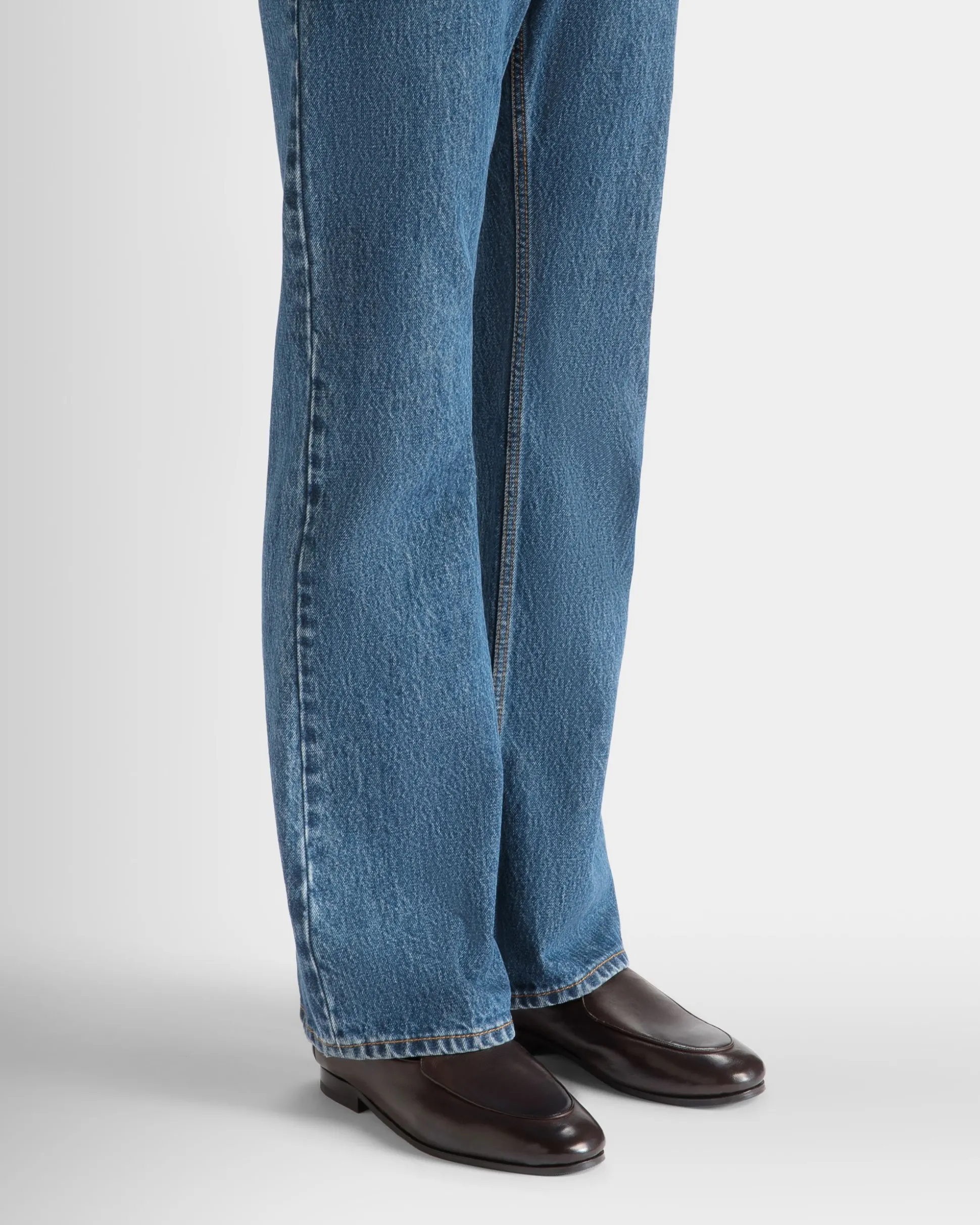 Plume Loafer Aus Leder In Ebenholz