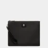 Pochette Aus Nylon In Schwarz Und Gelb Aus Der Adrien Brody Travel-Kollektion
