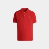 Poloshirt Aus Baumwolle In Rot