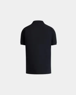 Poloshirt Aus Baumwolle In Navy Blue
