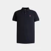 Poloshirt Mit Forest Mask Aus Baumwolle In Navy Blue