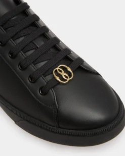 Raise Sneaker Aus Leder in Schwarz