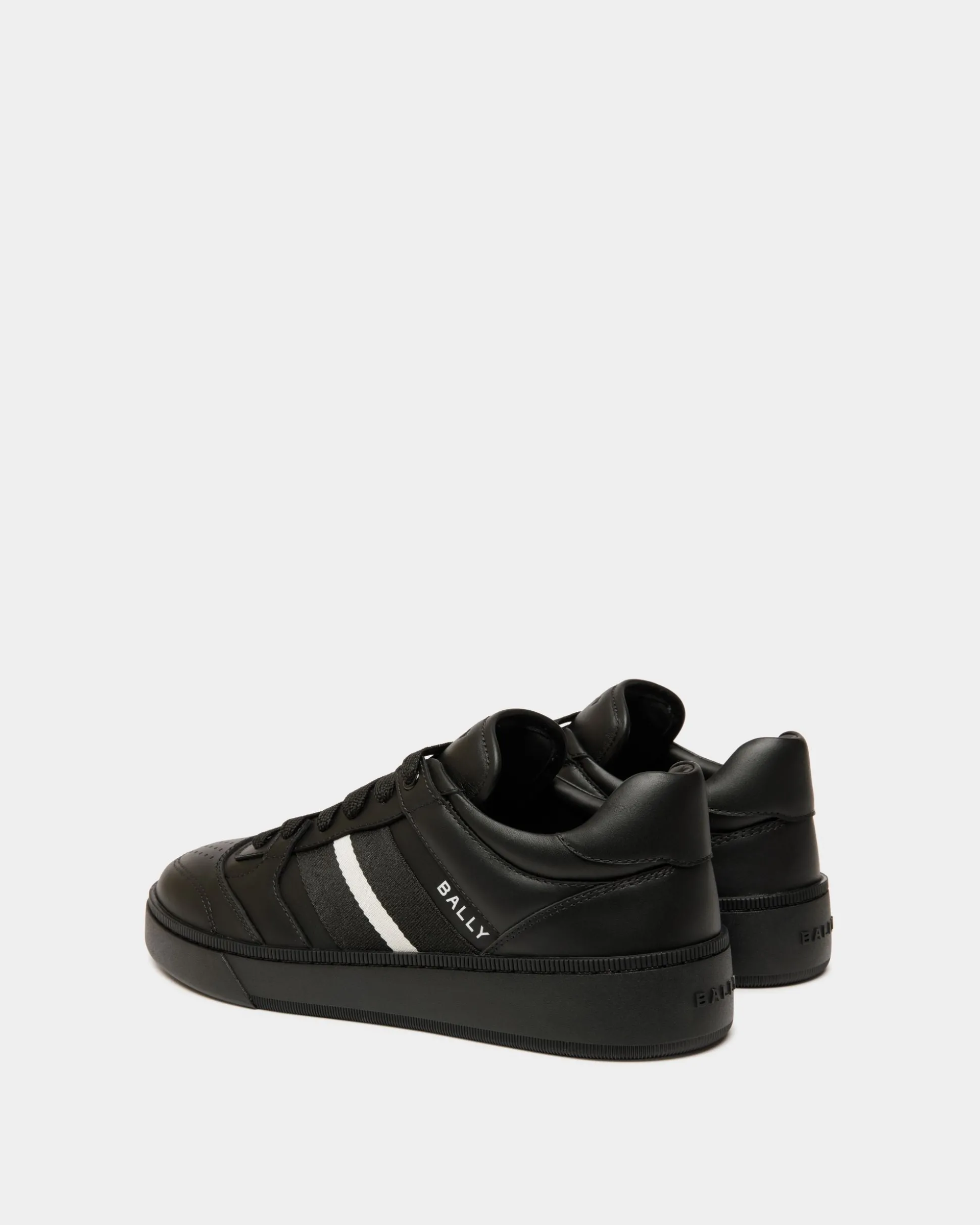 Raise Sneaker Aus Schwarzem Leder