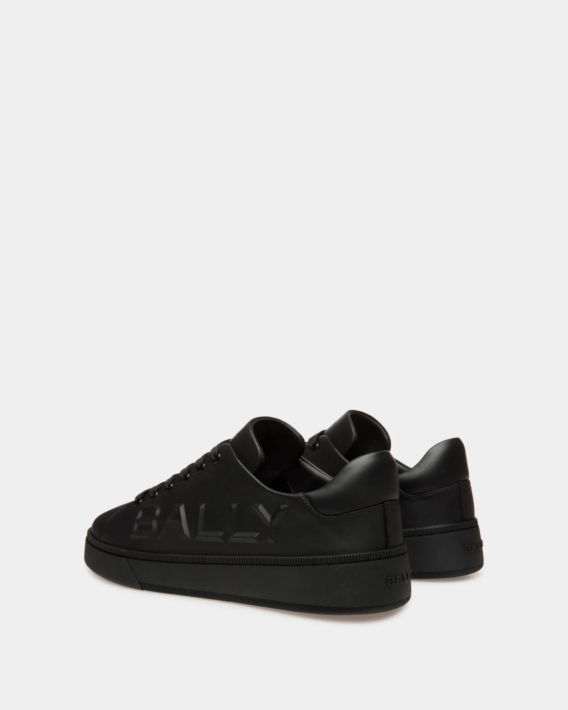 Raise Sneaker Aus Schwarzem Leder