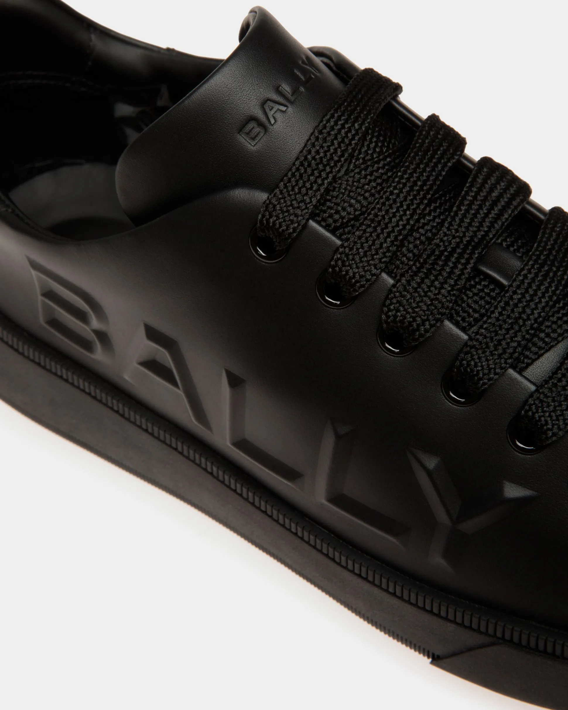 Raise Sneaker Aus Schwarzem Leder