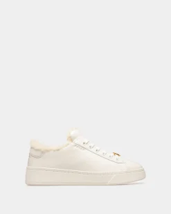 Raise Sneaker Aus Weißem Leder