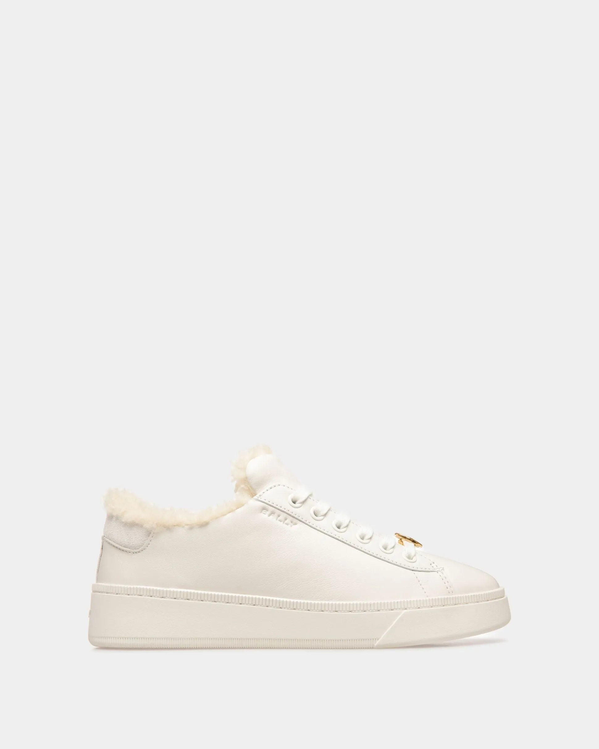 Raise Sneaker Aus Weißem Leder