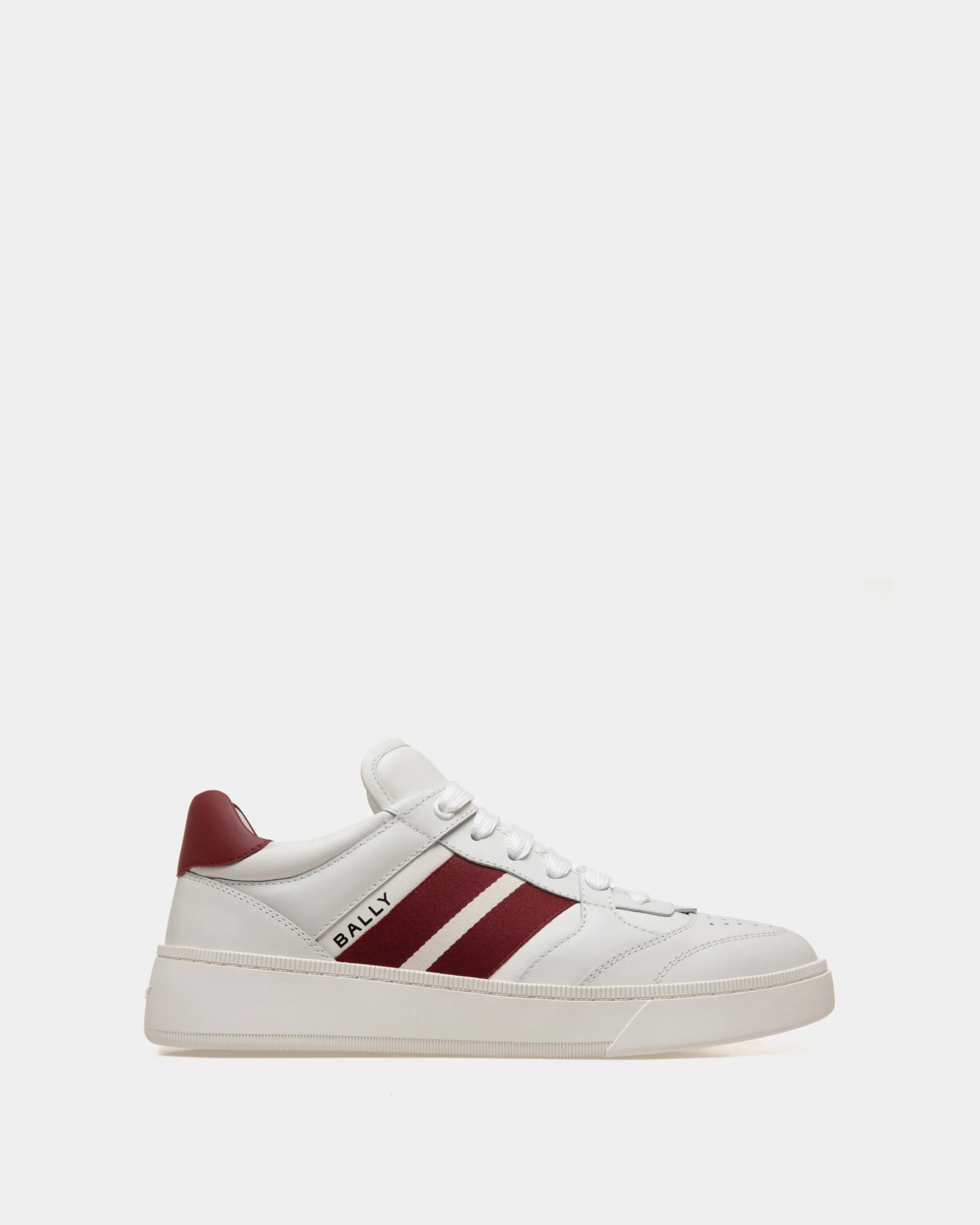 Raise Sneaker Aus Weißem Leder