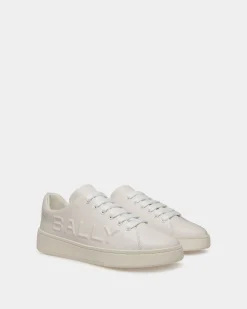 Raise Sneaker Aus Weißem Leder