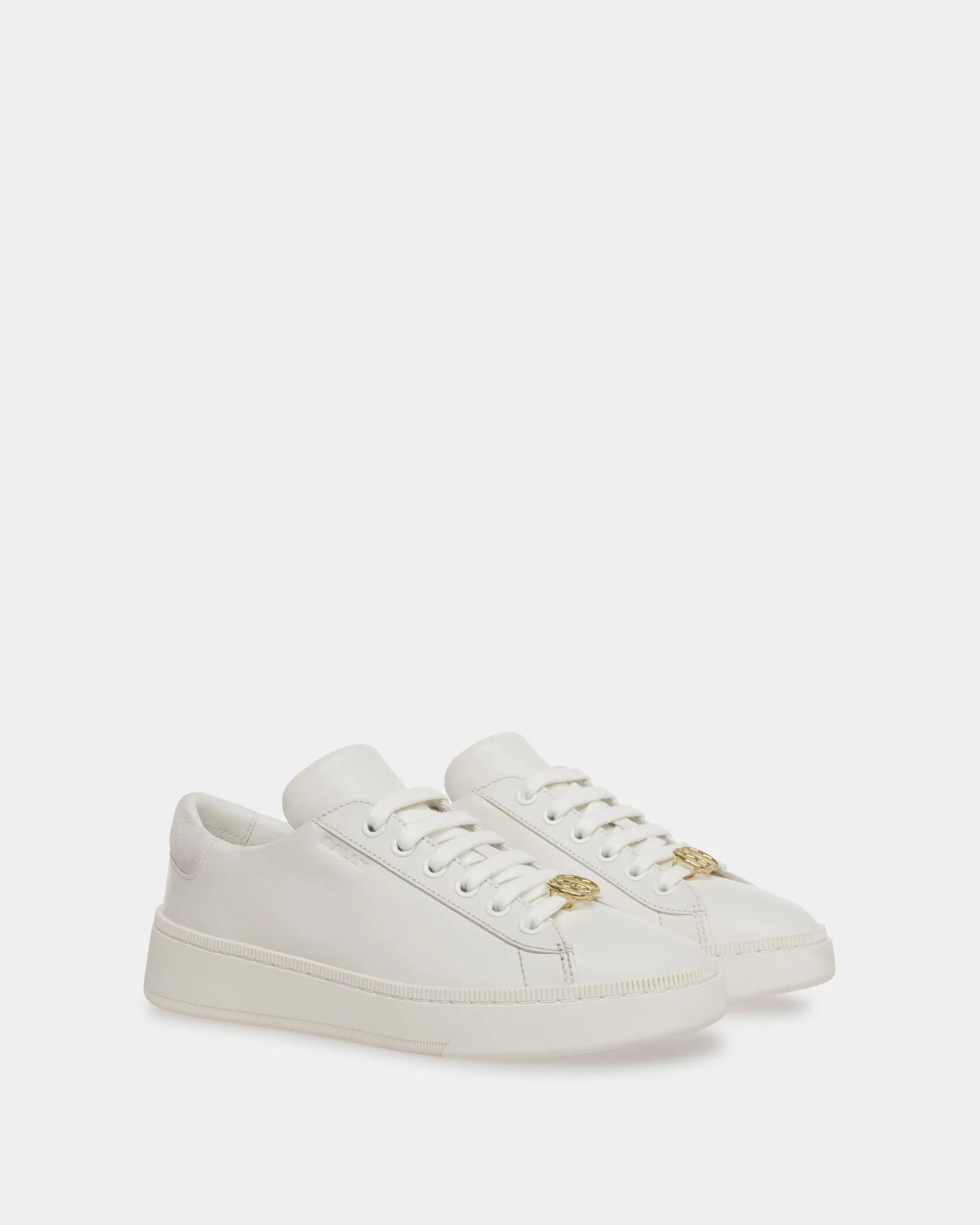 Raise Sneaker Aus weißem Leder