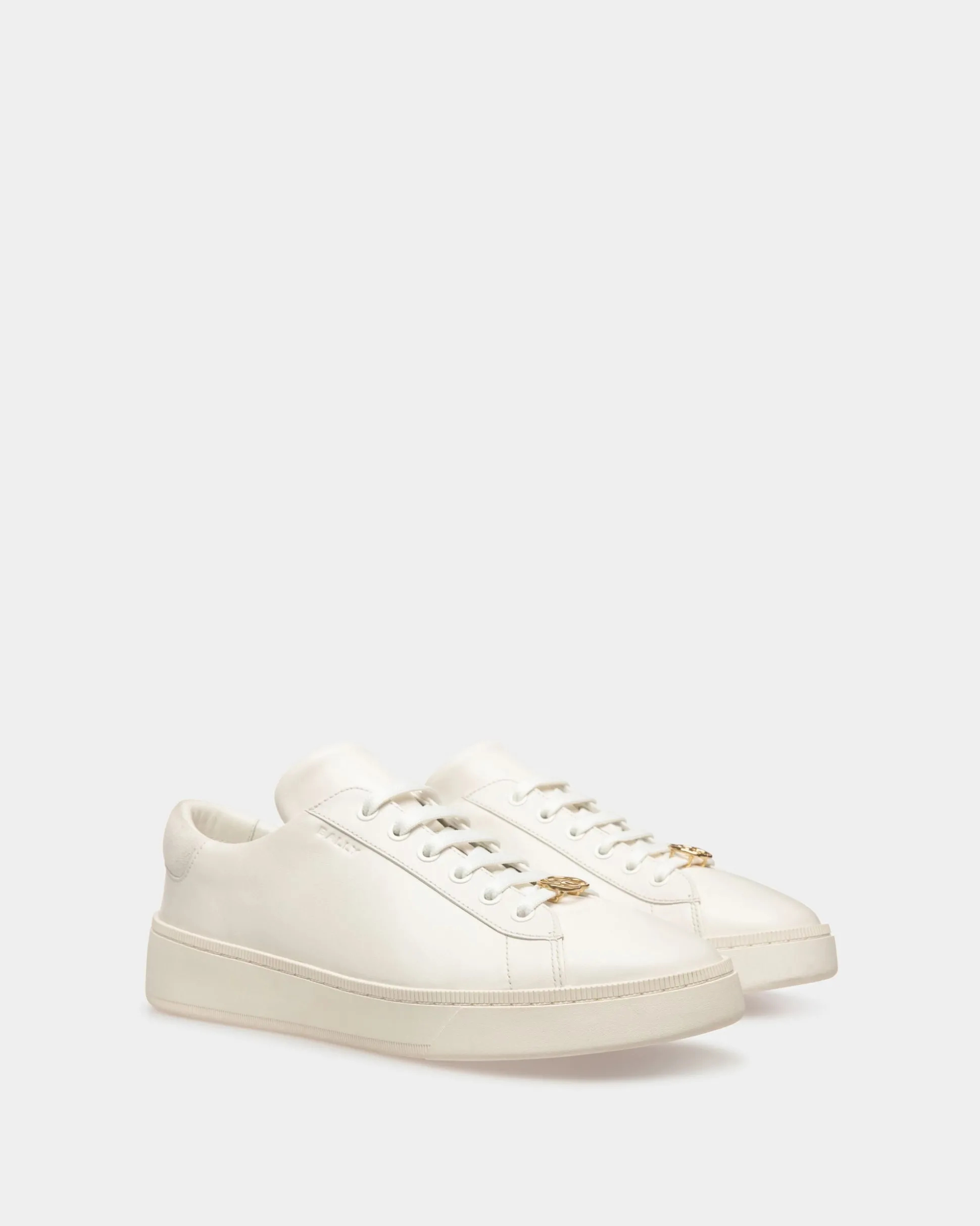 Raise Sneaker Aus weißem Leder